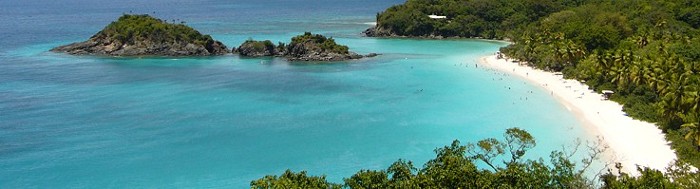 Trunk Bay a US Virgin Island National Park beach